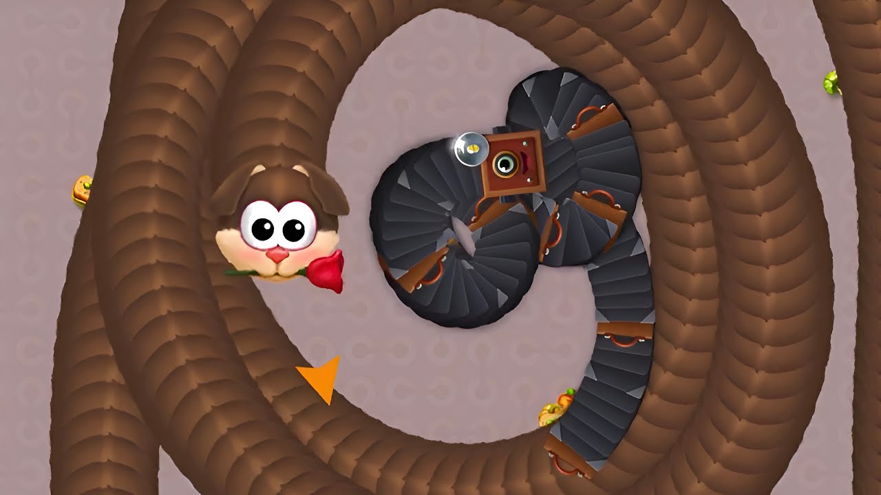 Wormszone.Io AI. 670,000+ Score Slither Snake Epic Gaming 