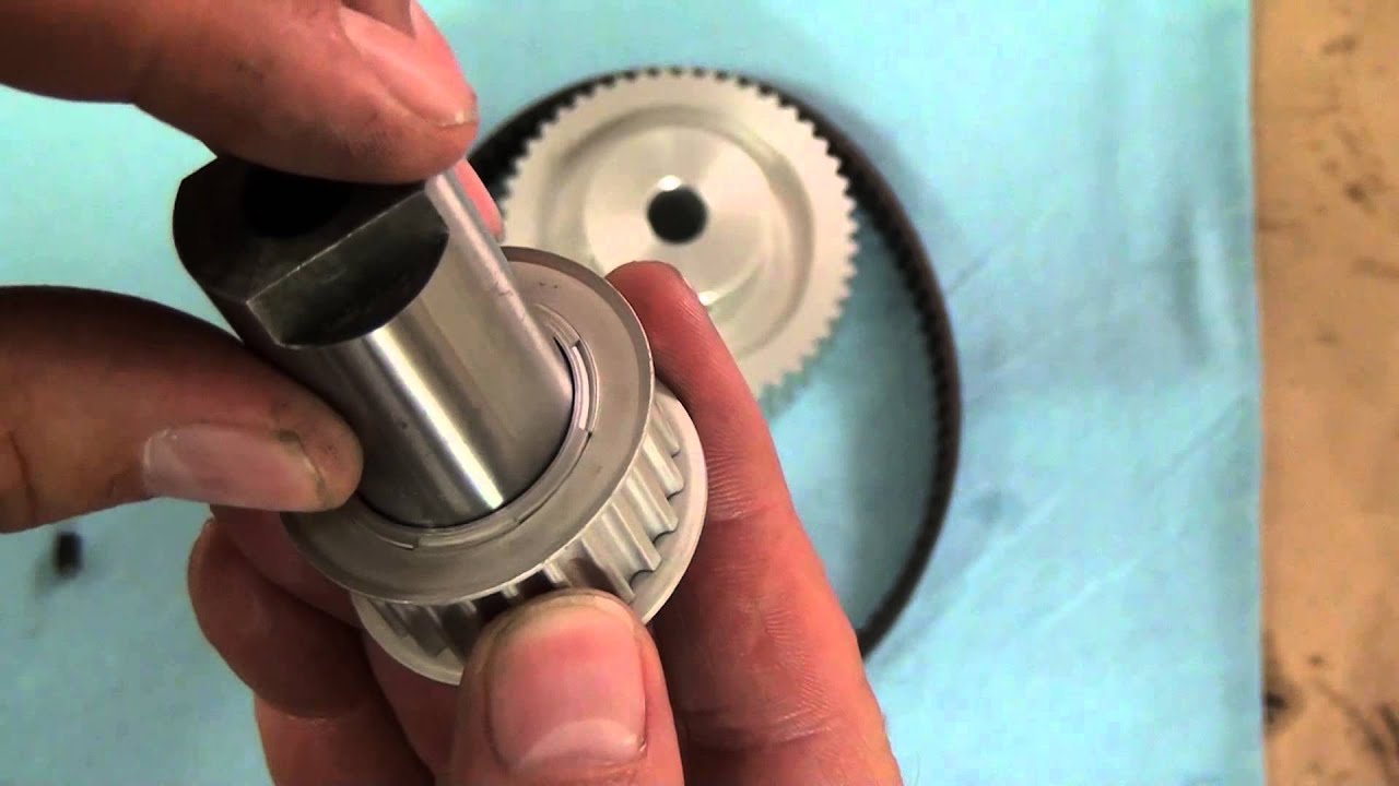 CNC-G0704 #15 Belt Drive Conversion pt3 (Belt and Pulleys)