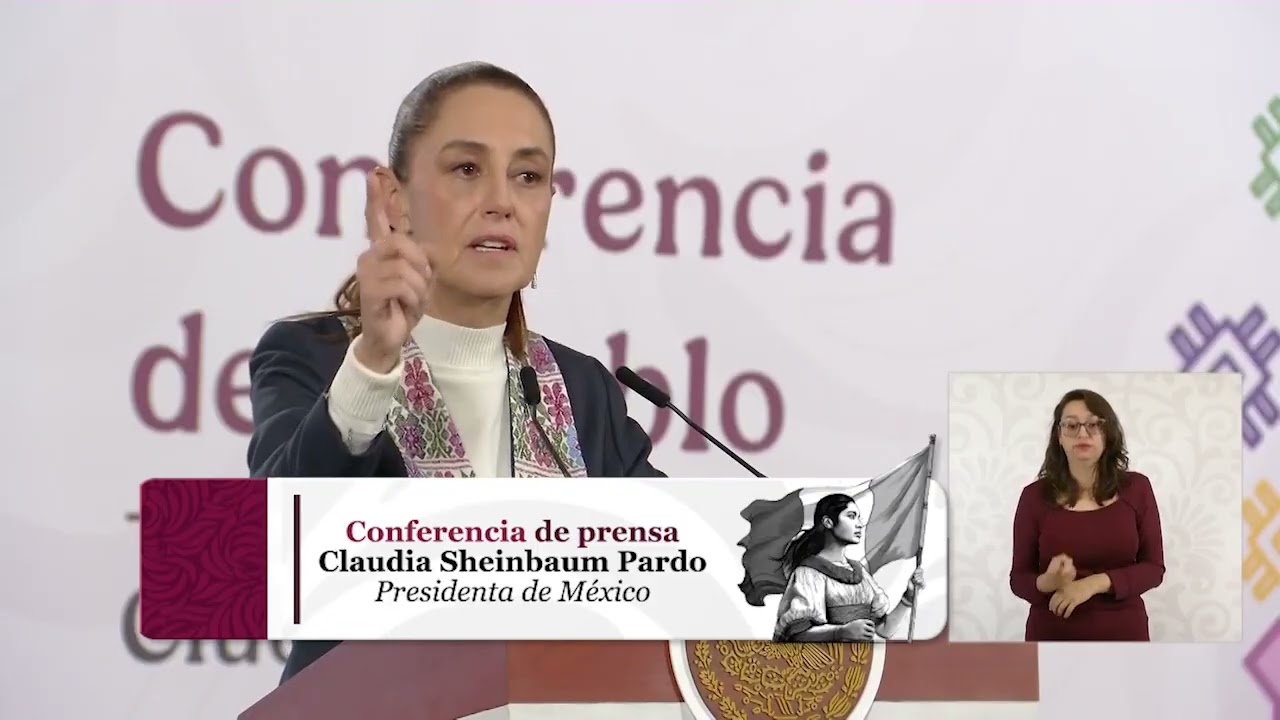 Conferencia del Pueblo del 25 de febrero de la presidenta de México,  Claudia Sheinbaum