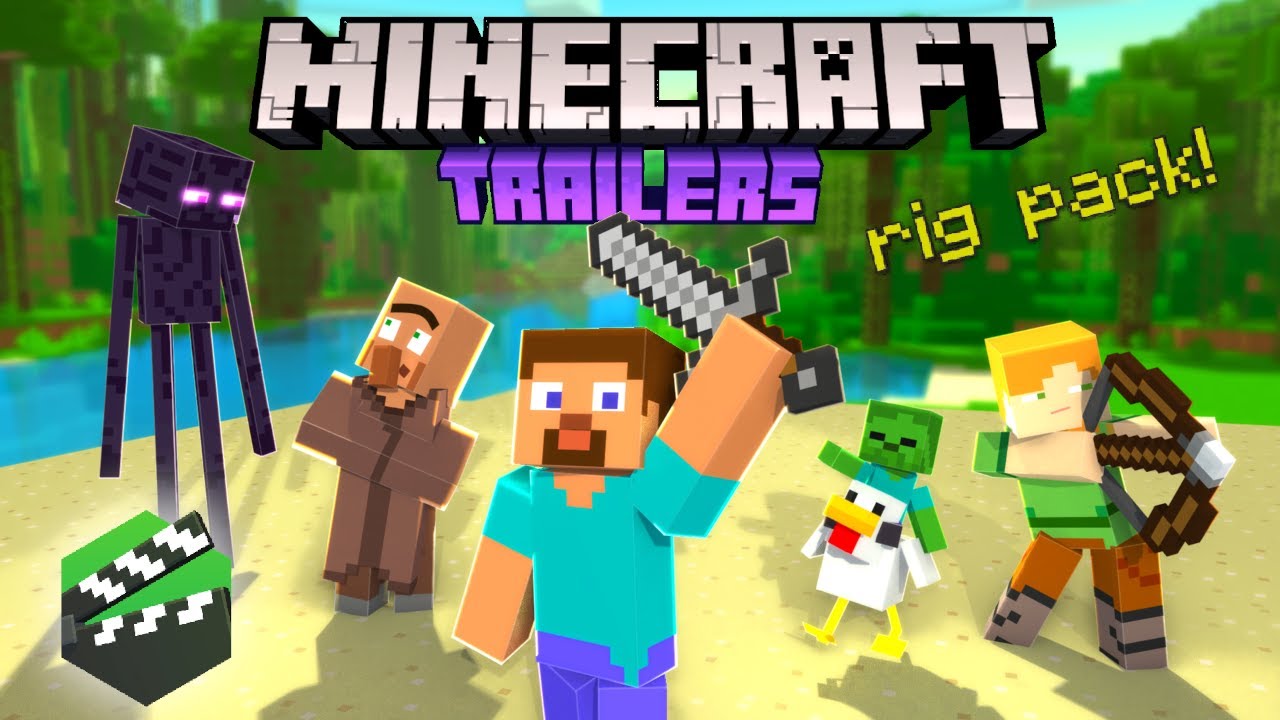 Bare Bones Rig pack! Mine-Imator.
