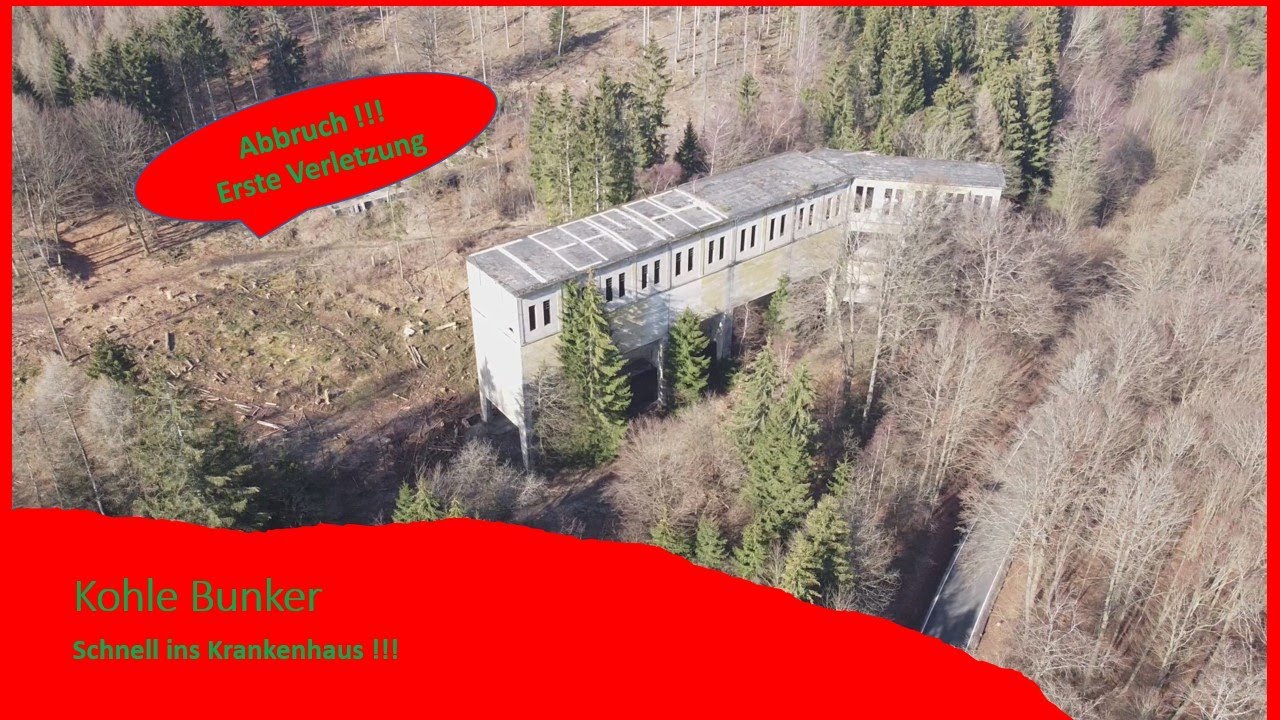 Lost Place Kohle Bunker und schwere Verletzung