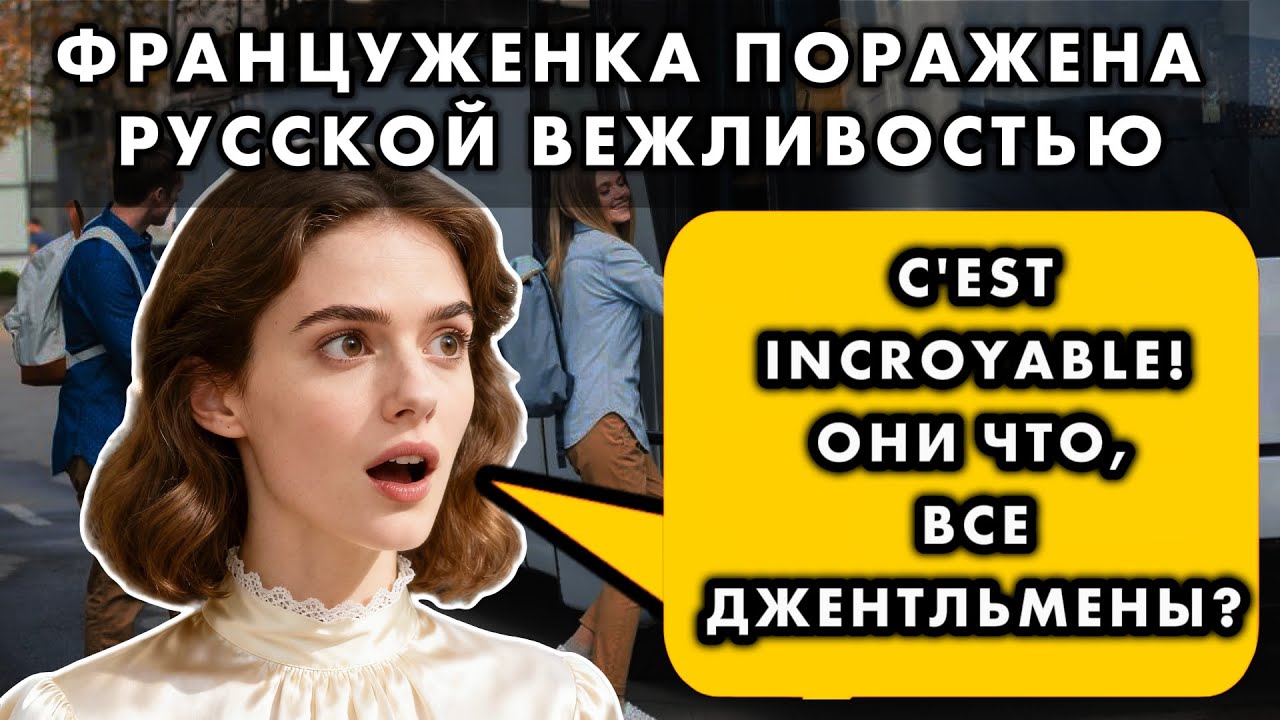 ФРАНЦУЖЕНКА СЕЛА В АВТОБУС В ПЕТЕРБУРГЕ И НЕ МОГЛА ПОВЕРИТЬ ПОВЕДЕНИЮ РУССКИХ МУЖЧИН