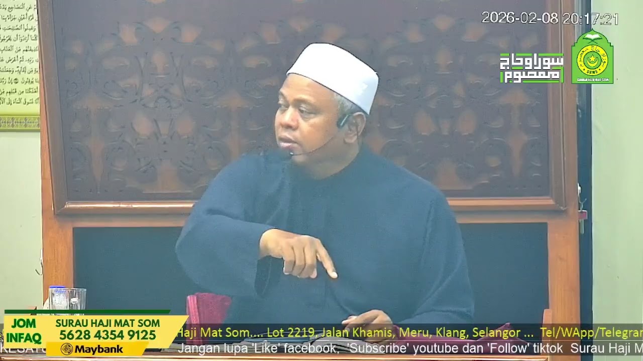 Kuliah Maghrib oleh Ustaz Aidi Jonly Saion