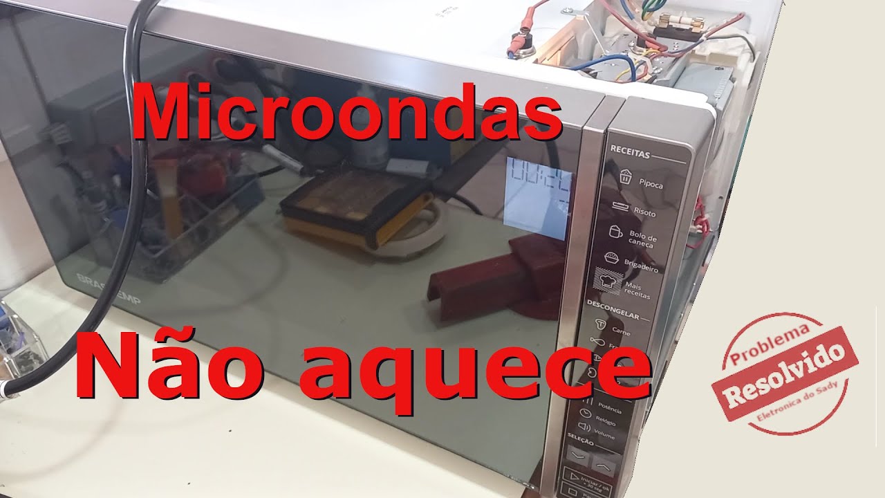 Microondas não esquenta não aquece - Todos os micro-ondas -  Brastemp BMS45CR