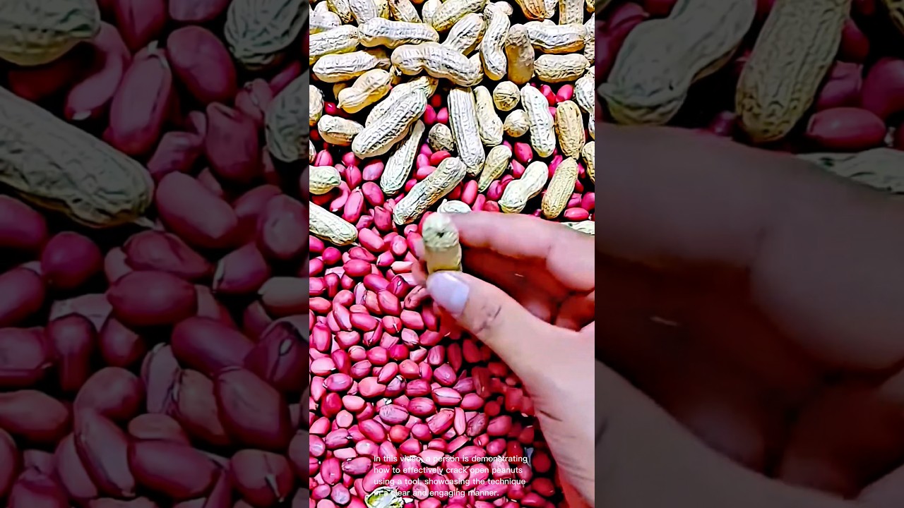 Easy tricks for cracking peanuts