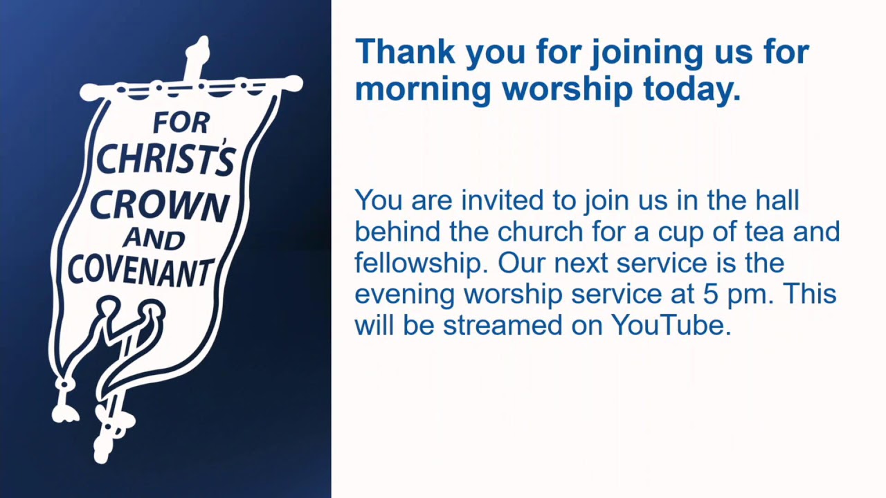 Geelong Reformed Presbyterian Church 15th February 2026 AM