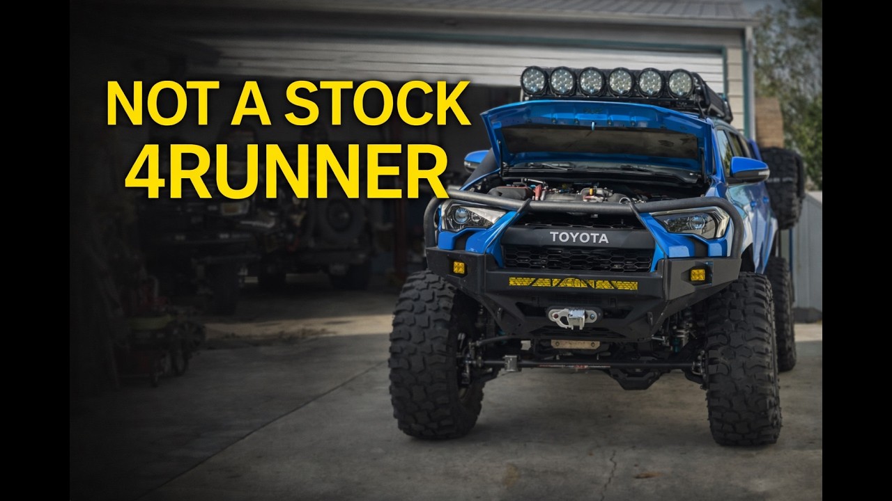 Этот #4Runner совсем не в заводской комплектации.