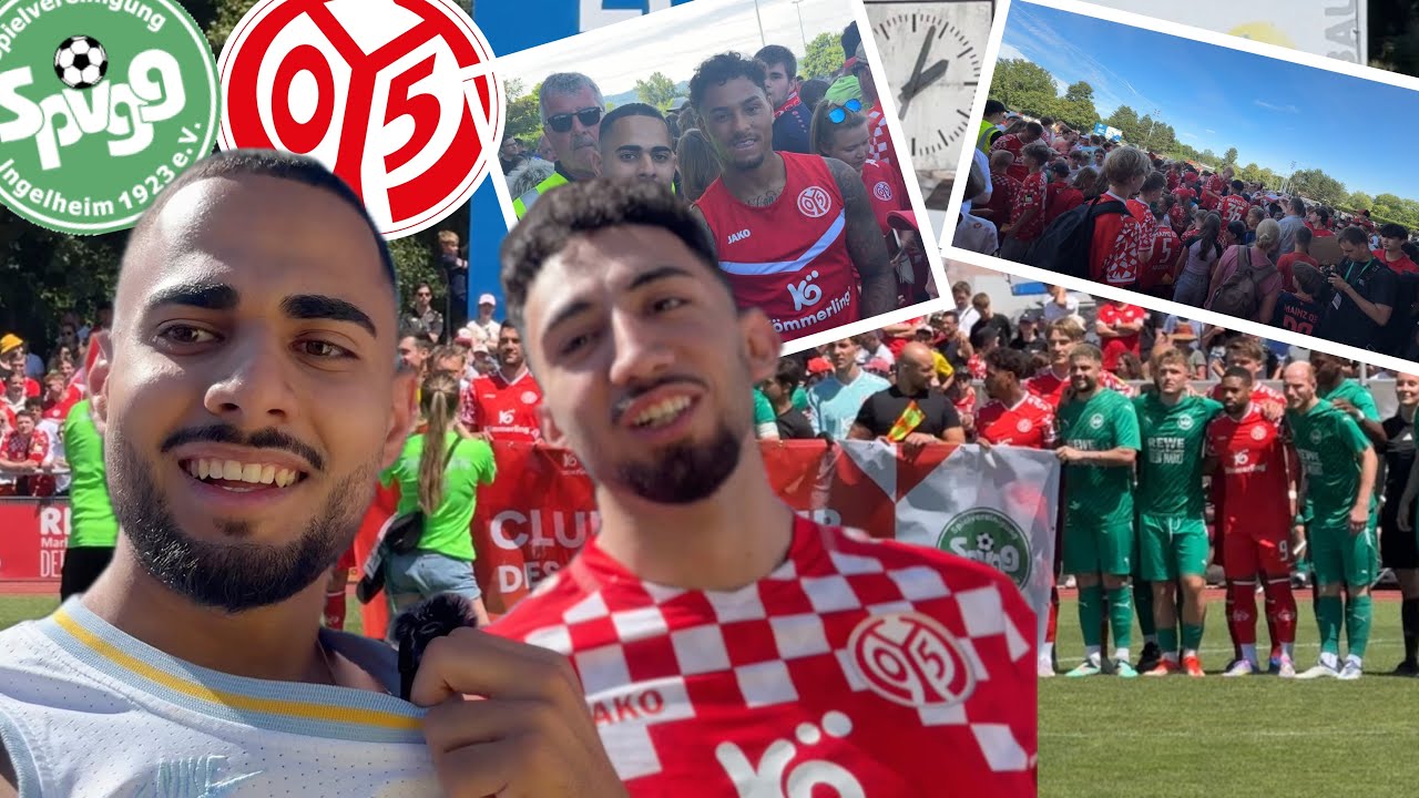 Mainz05 Testspiel gegen Ingelheim (1:11)🏟️ Platzinvasion & Autogrammstunde 🔥