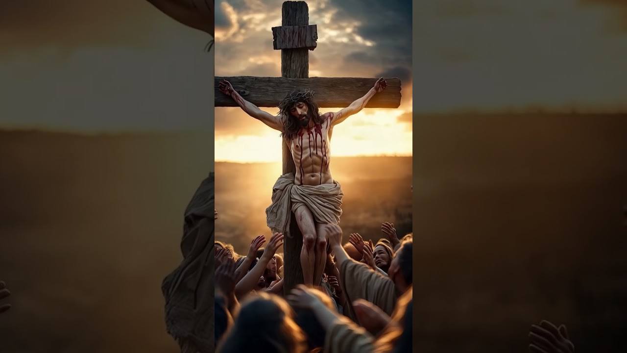 Jesus on the Cross | Hyper-Realistic AI Imagery of the Crucifixion #jesuschrist #jesus