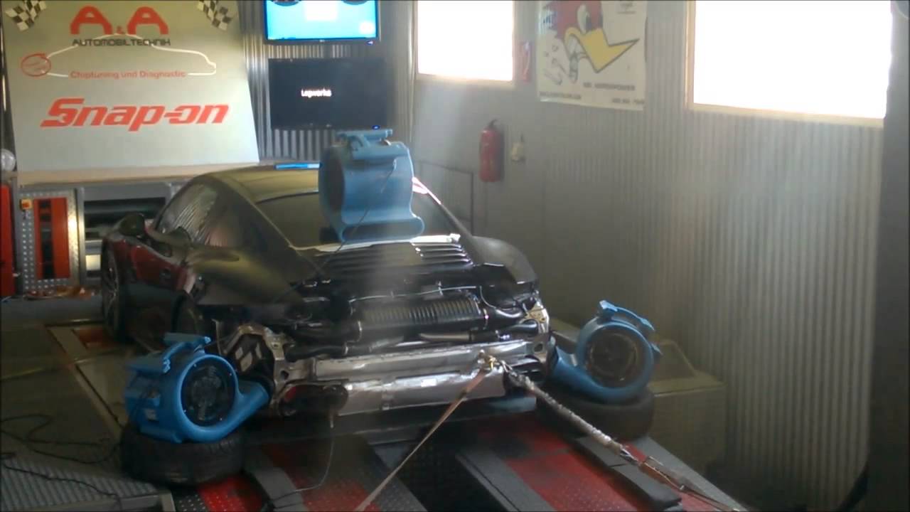 Porsche 911 991 Turbo S Tuning to 608PS with CaymaxIII on Dyno A&A Automobiltechnik
