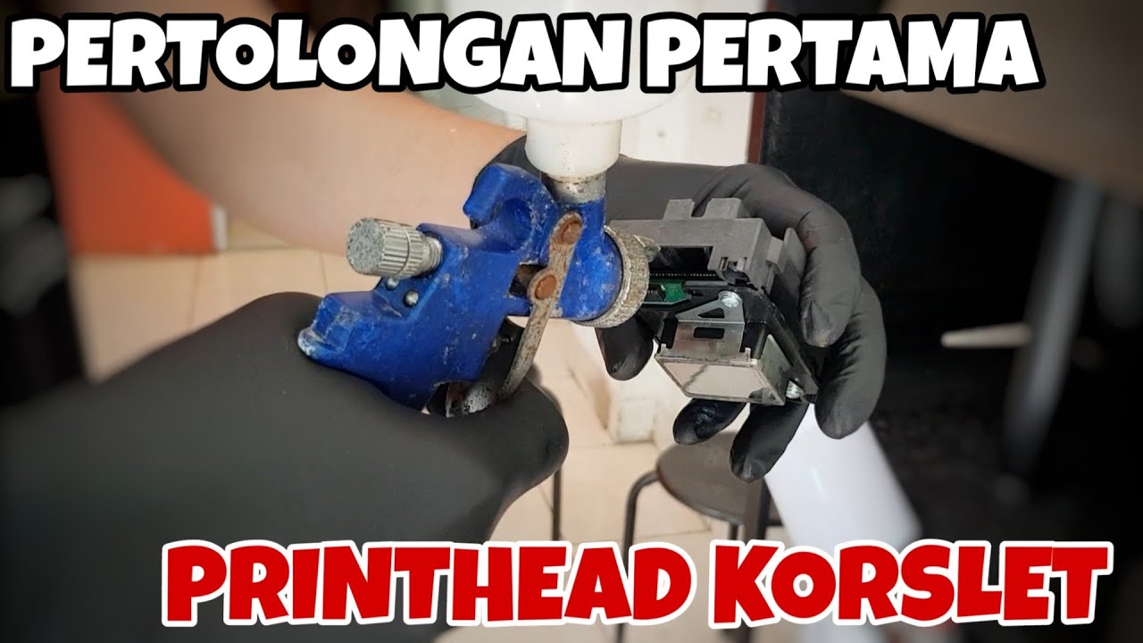 Pertolongan pertama pada Printhead korslet di Printer DTG