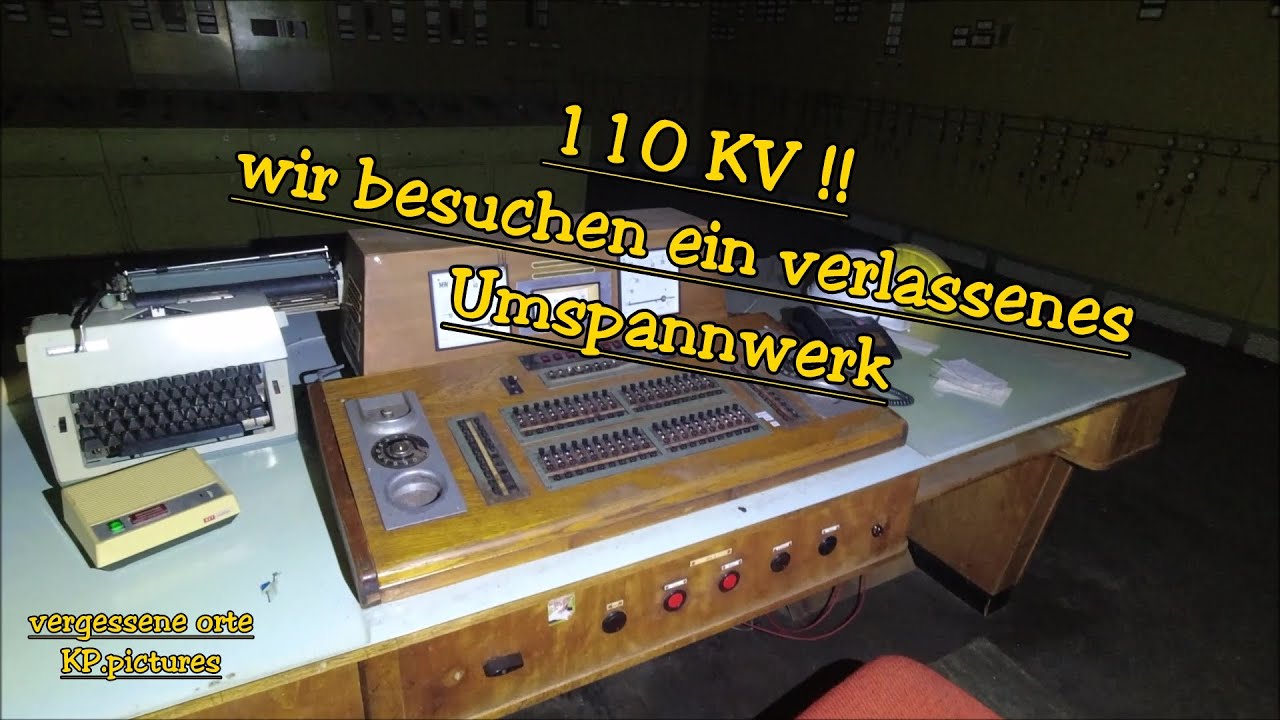 Vorsicht, wir erkunden ein altes verlassenes Kraftwerk.