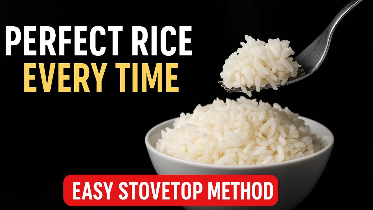 How to Make PERFECT Rice Every Time (No Rice Cooker Needed!) | Jasmine Rice Tutorial