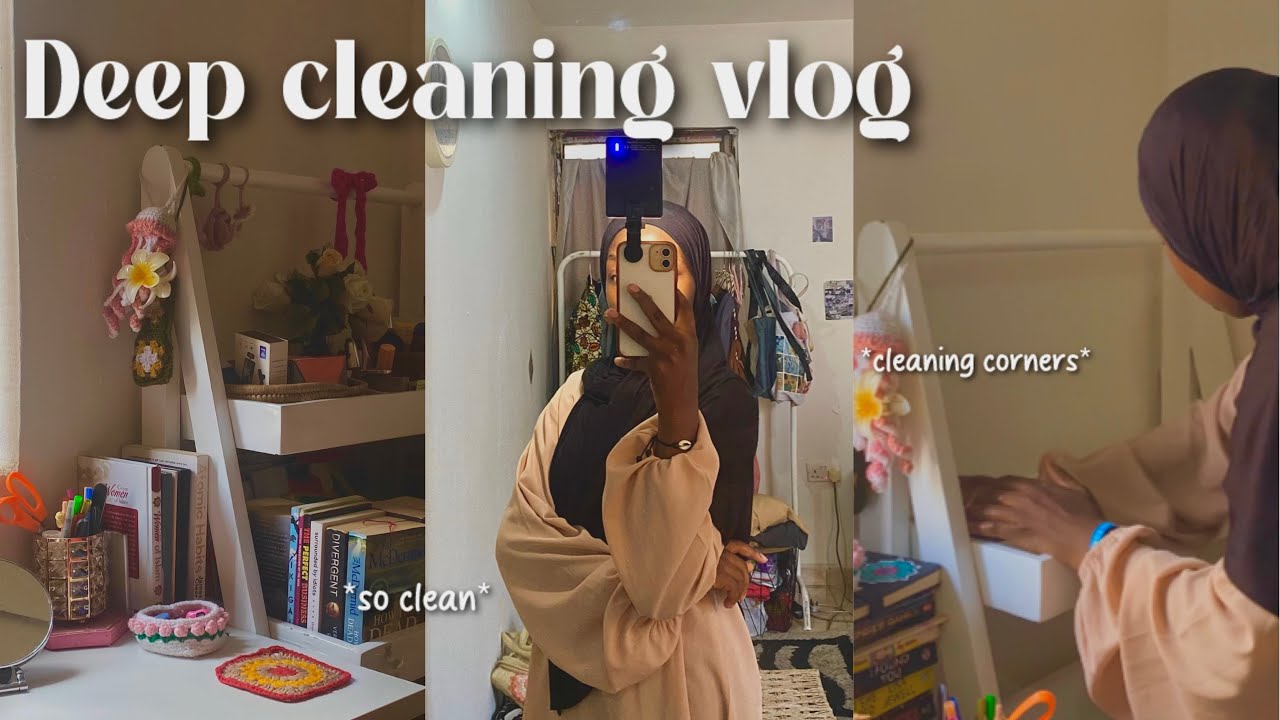 Ramadan diaries ep1: that time I deep cleaned my room!! 📚