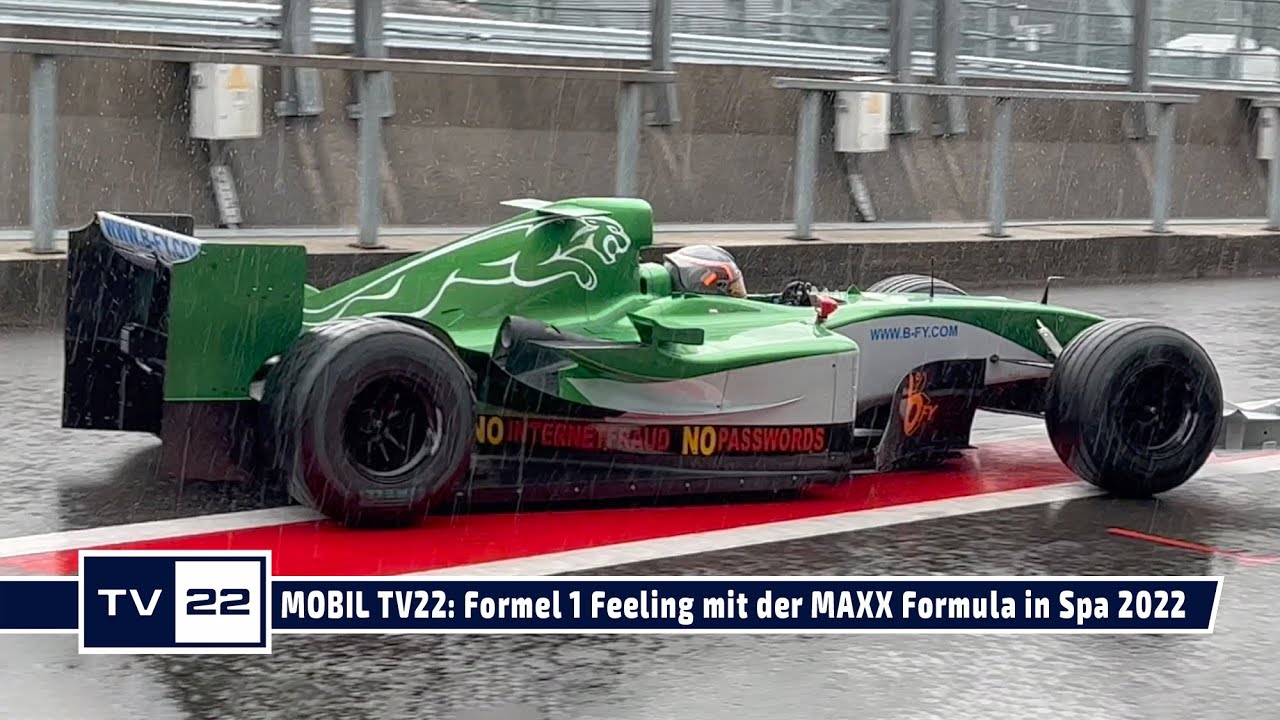 MOTOR TV22: Formel 1 Feeling in Eau Rouge mit der Maxx Formula in Spa-Francorchamps 2022