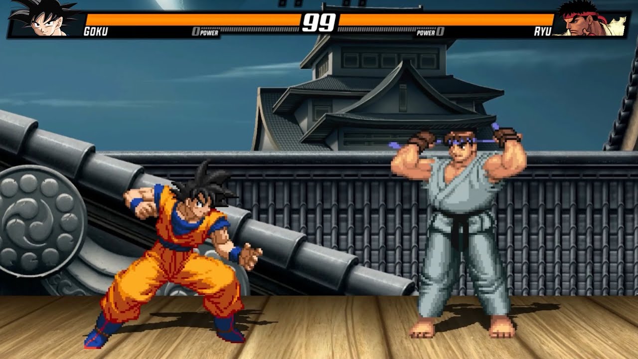 GOKU VS RYU - HIGH LEVEL INSANE EPIC FIGHT!