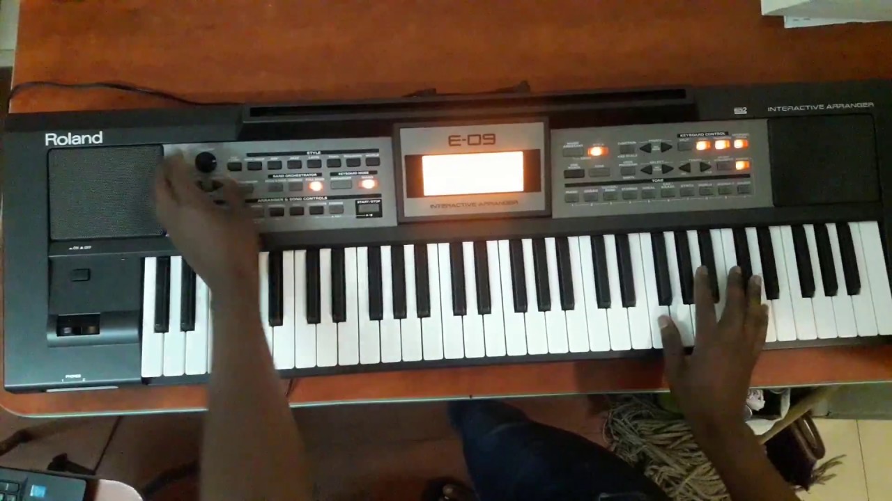 How to Set Itende Style in Roland E-09 Keyboard