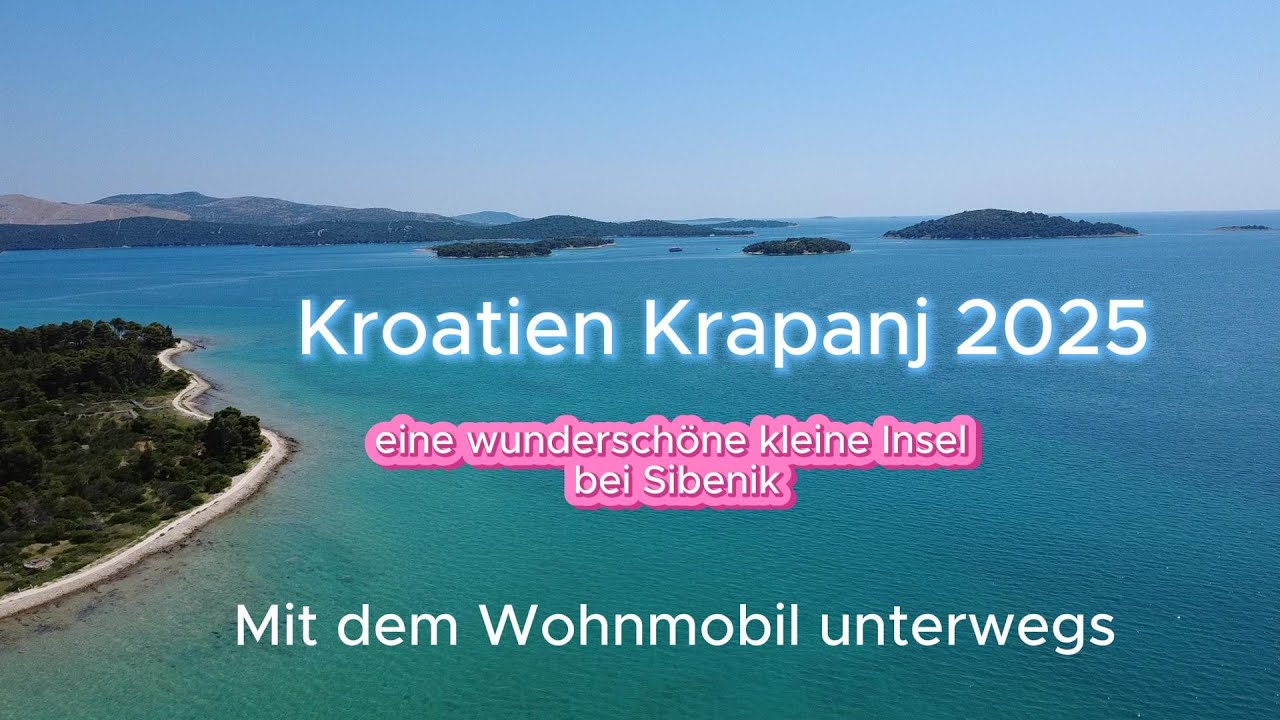 2025 Kroatien Teil 4 kleine tolle versteckte Insel Krapanj #reisenmitkindern #reisenmithund #sibenik