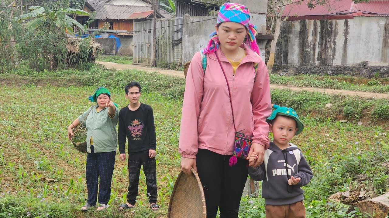 What should a single mother do when her husband and cruel mother-in-law appear again?