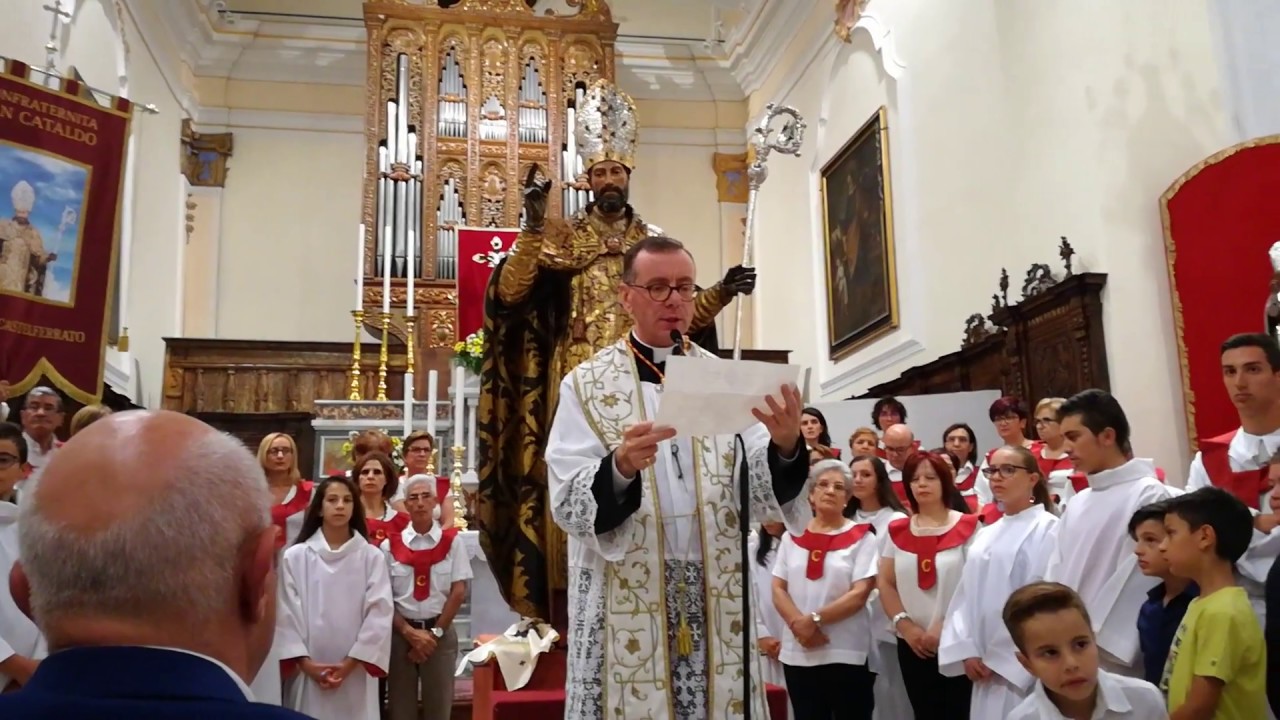 Nuova reliquia di San Cataldo ex indumentis 12 agosto 2018