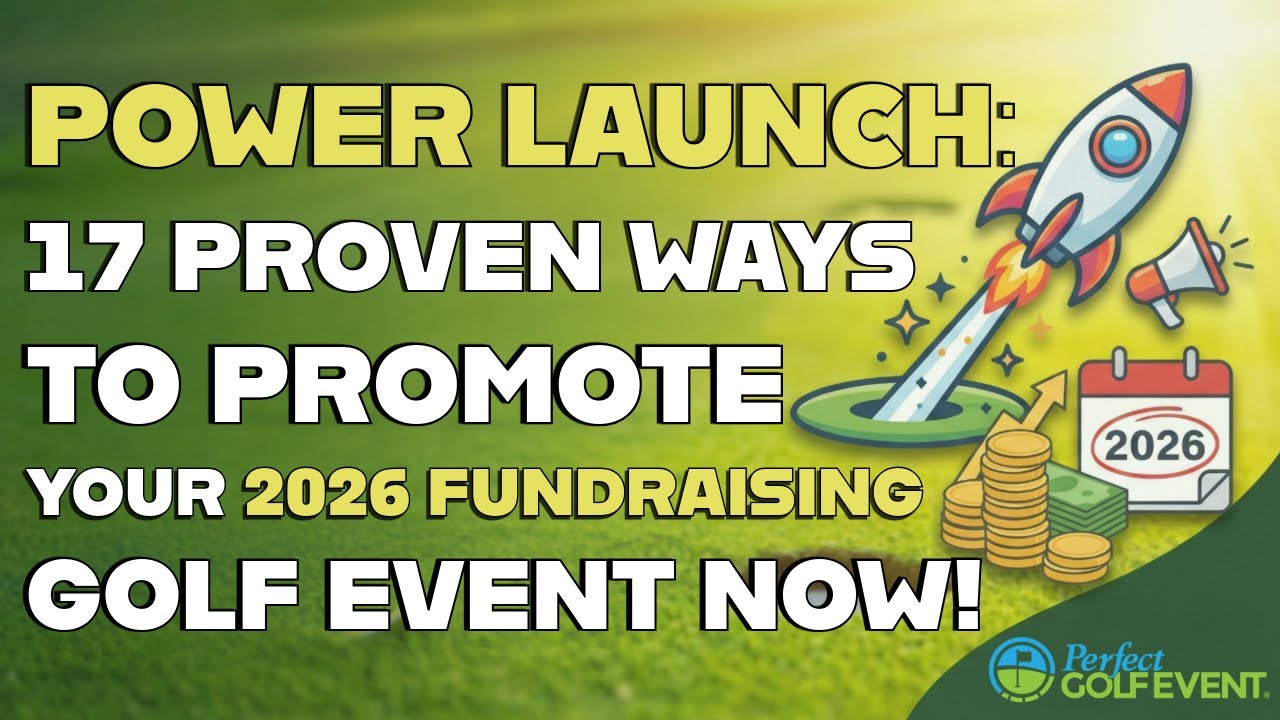 Power Launch: 17 Proven Ways to Promote Your 2026 Fundraising Golf Event NOW!