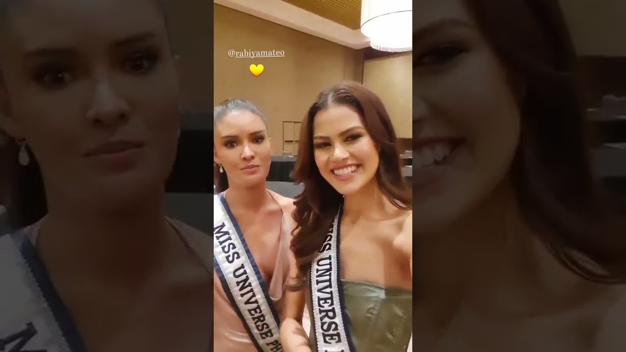 Miss Universe Nepal 2020 with Rabiya Mateo Miss Universe PH 2020