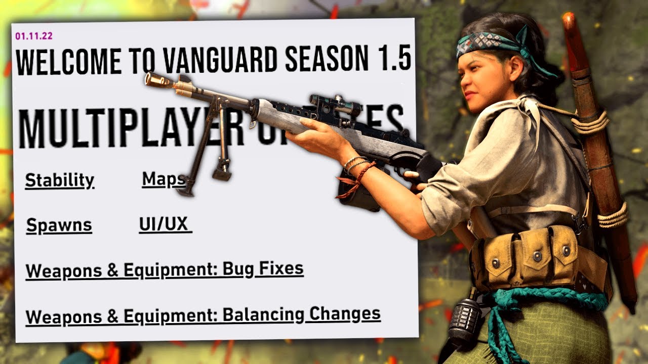 Vanguard's Season 1.5 Multiplayer Update (Sniper Buffs, Atomic FIX, & More)