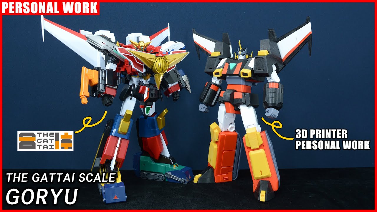 Roti-V's 3D Printer Work - Brave Express Might Gaine GORYU [REVIEW]