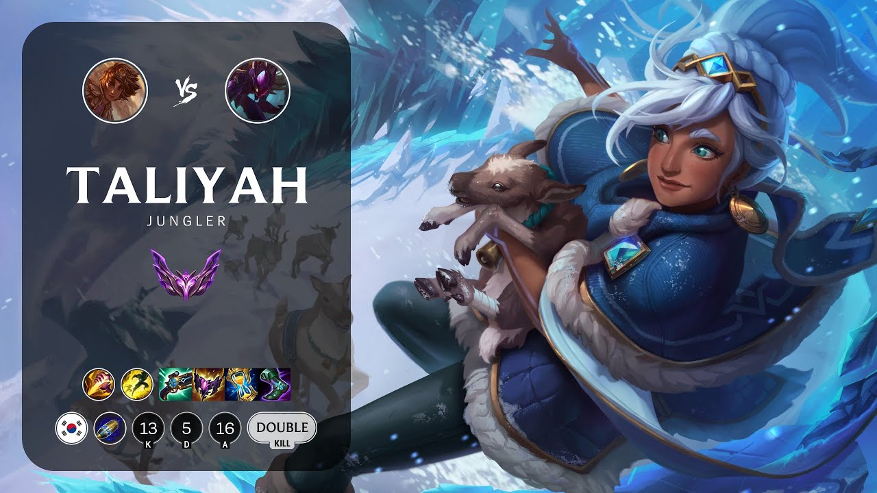Taliyah Jungle vs Kha'Zix - KR Master Patch 14.1
