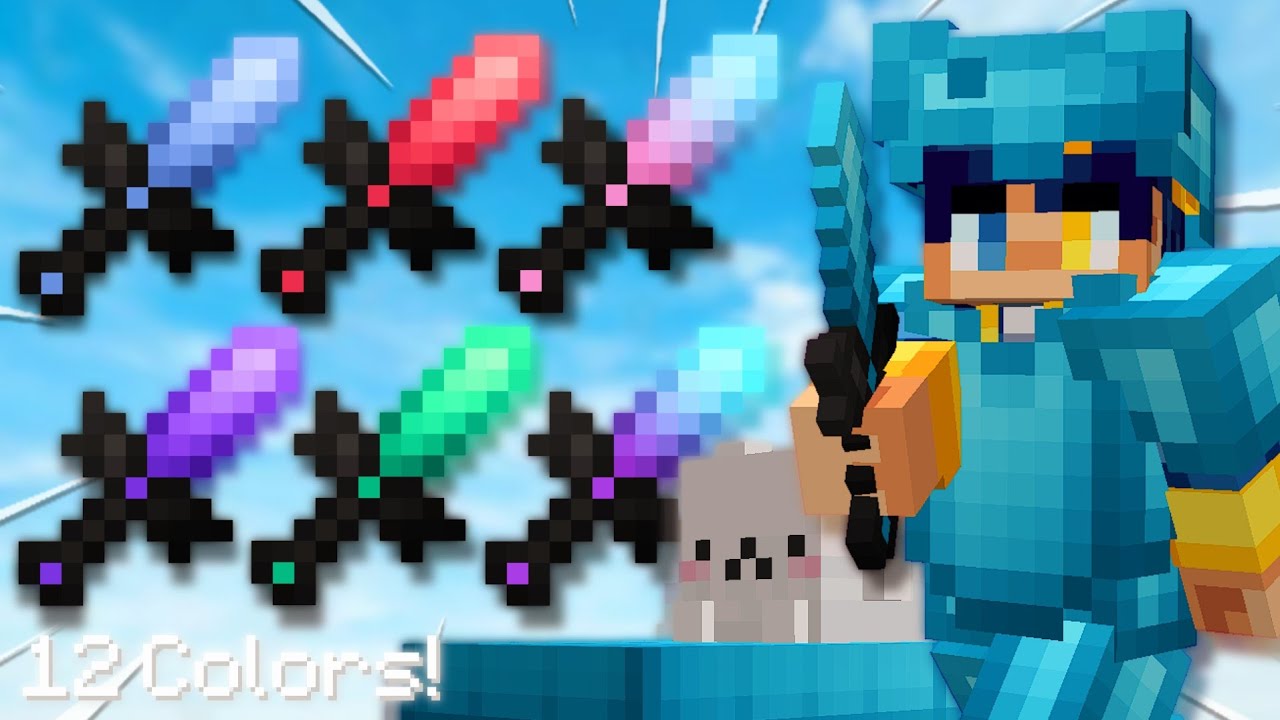 Fat Cat [16x] ~ 12 Colors + Custom 3D Bed • By Looshy // MCPE PvP Texture Pack