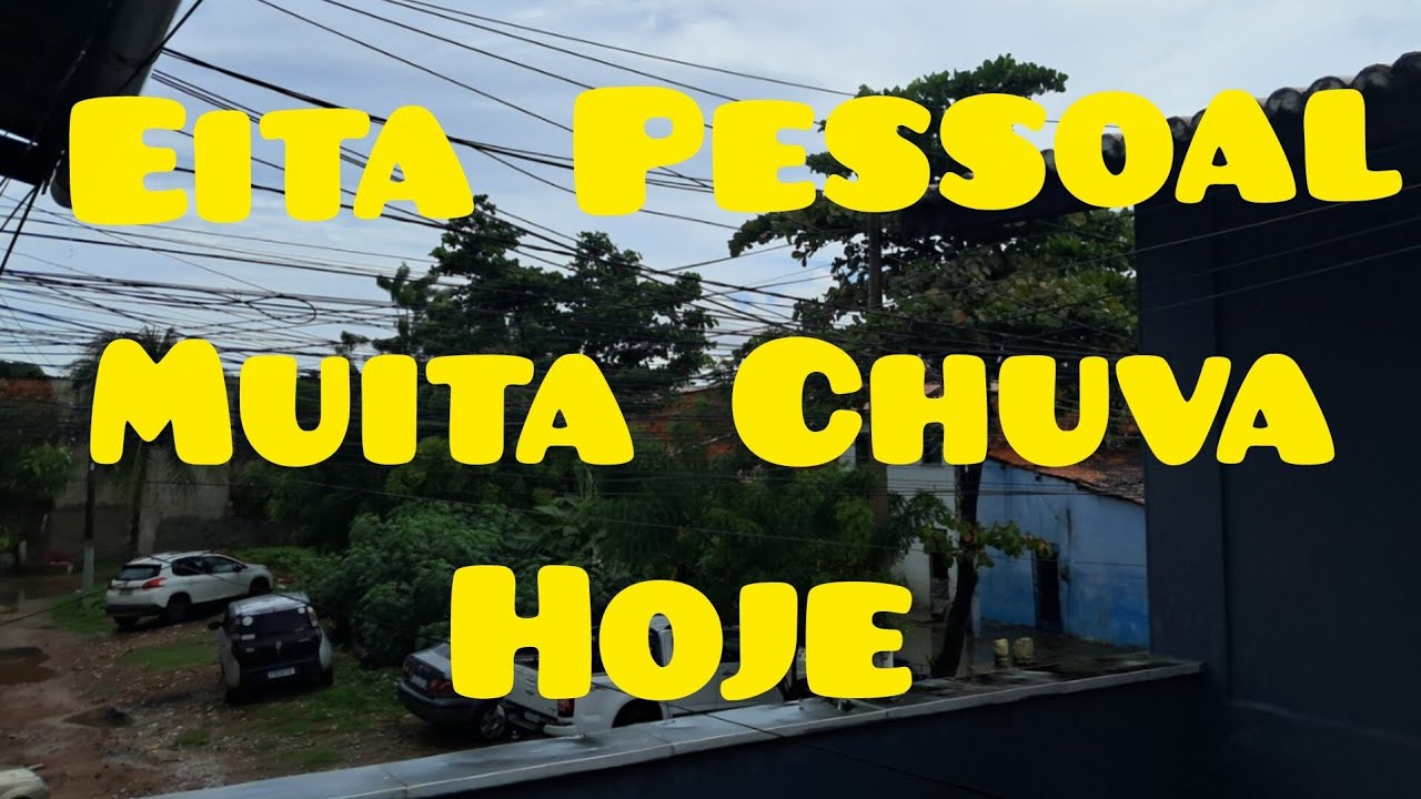 Eita Pessoal Olha Só Muita Chuva ☔️ ☔️ Hoje Aqui Na Capital Cearense. 