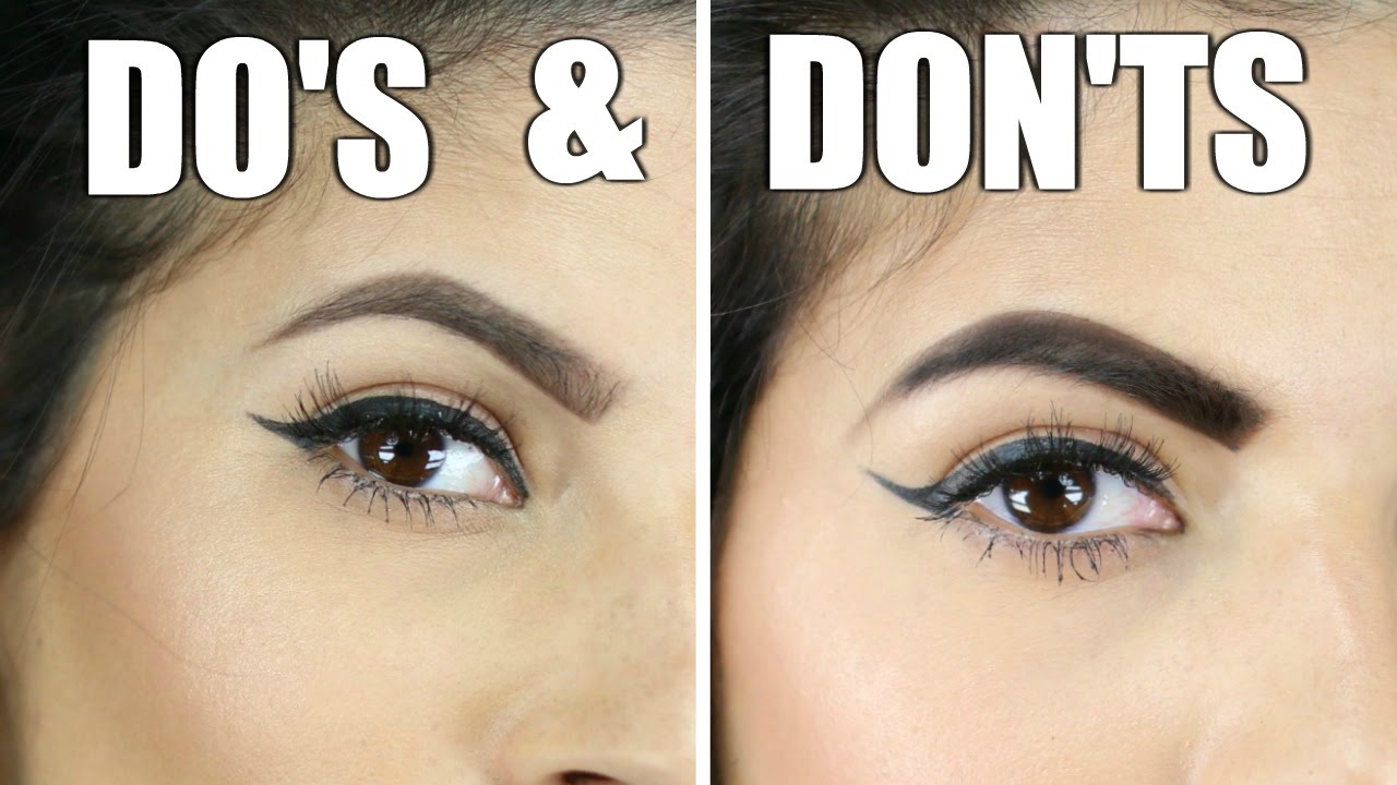EYEBROW DO'S AND DON'TS