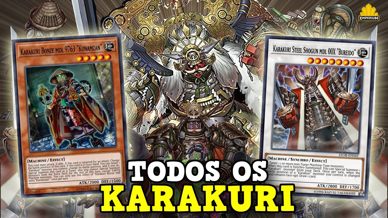 TODOS OS KARAKURI | YU-GI-OH! ESPECIAL - Earth Machine