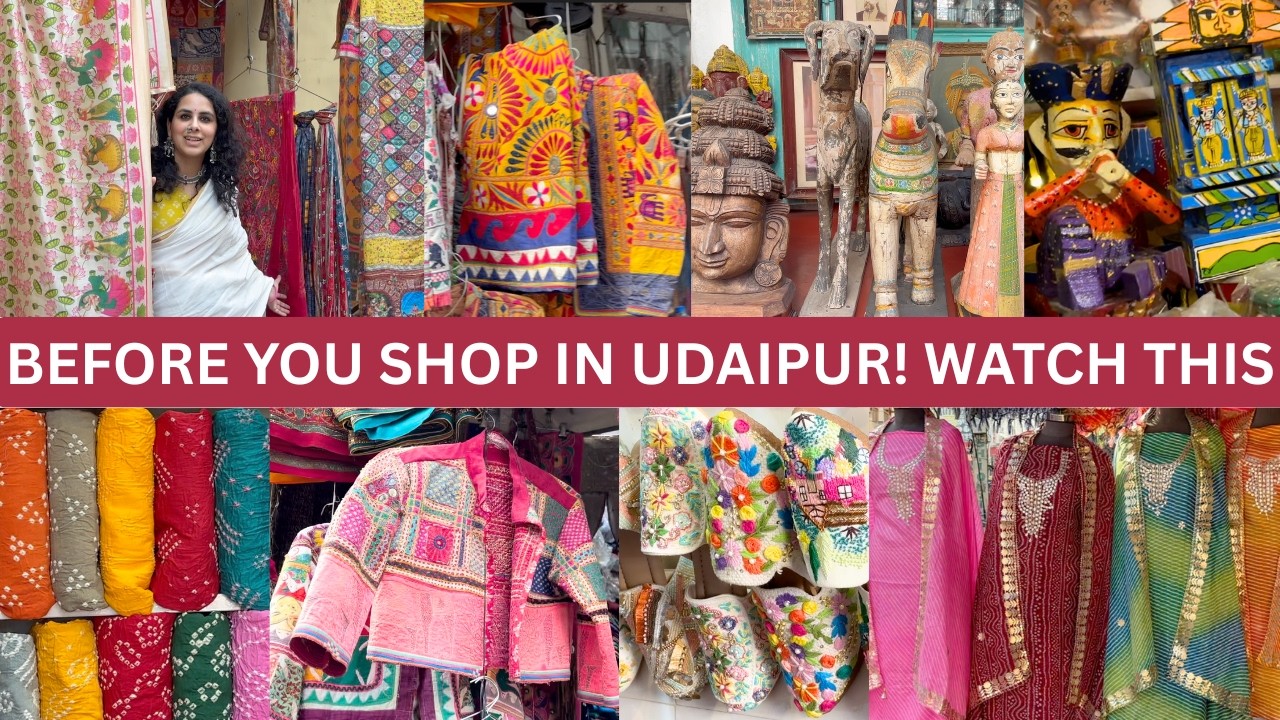 UDAIPUR SHOPPING THAT NO ONE KNOWS! DNT MISS OUT THESE ETHNIC HANDICRAFTS ITEMS IN RAJASTHAN