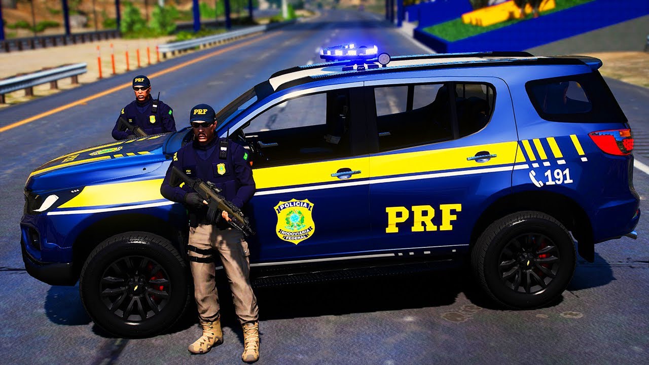 POLÍCIA RODOVIÁRIA FEDERAL | CAMINHÃO ROUBADO É PERSEGUIDO PRF | TRAILBLAZER 2022 | GTA 5 POLICIAL