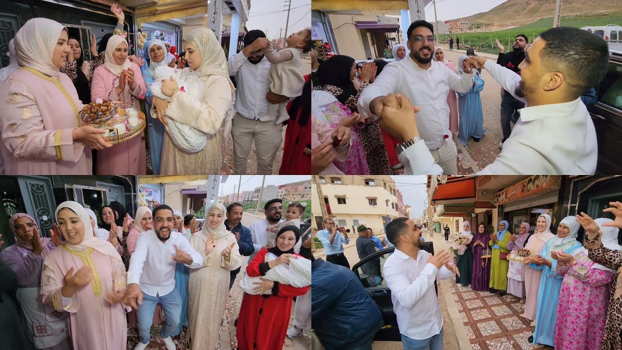 استقبال تيتيش بصلاة على نبي و بنتها فيديها👼جو شعبي و ياسين شبع شطيح مع الحسن🥳