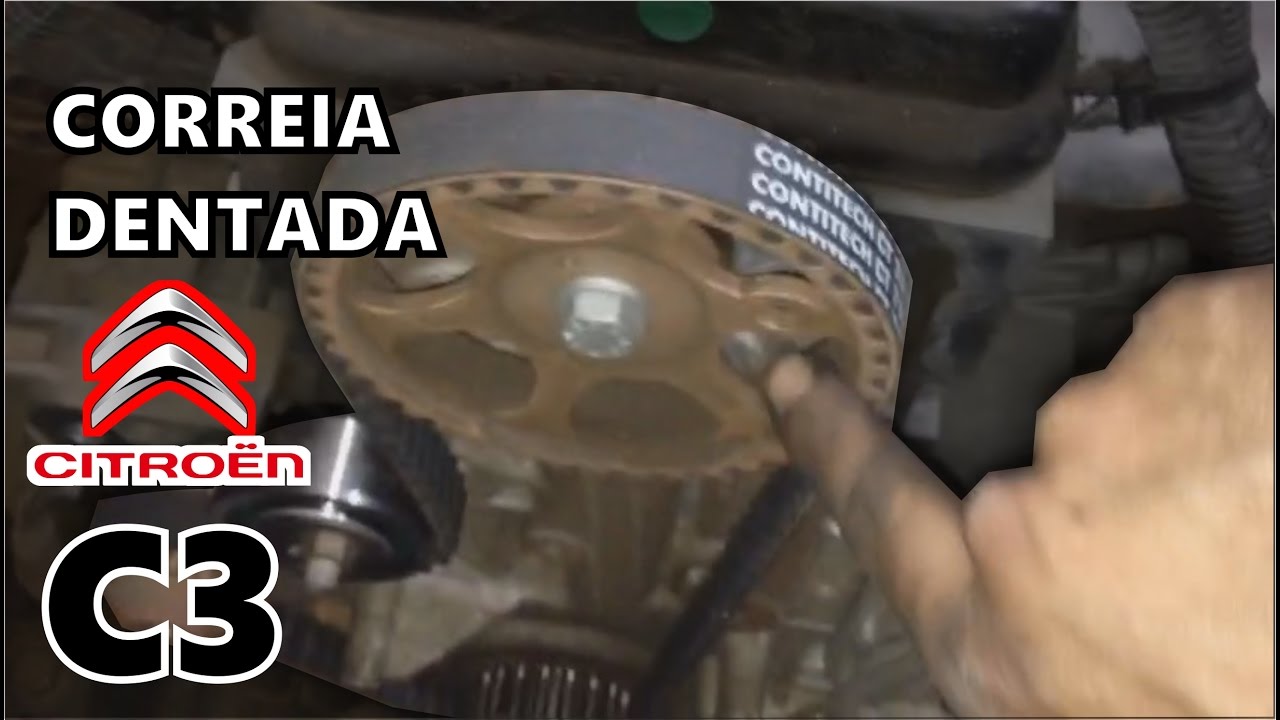 Troca da Correia Dentada - Citroen C3 :: Kit correia e rolamento