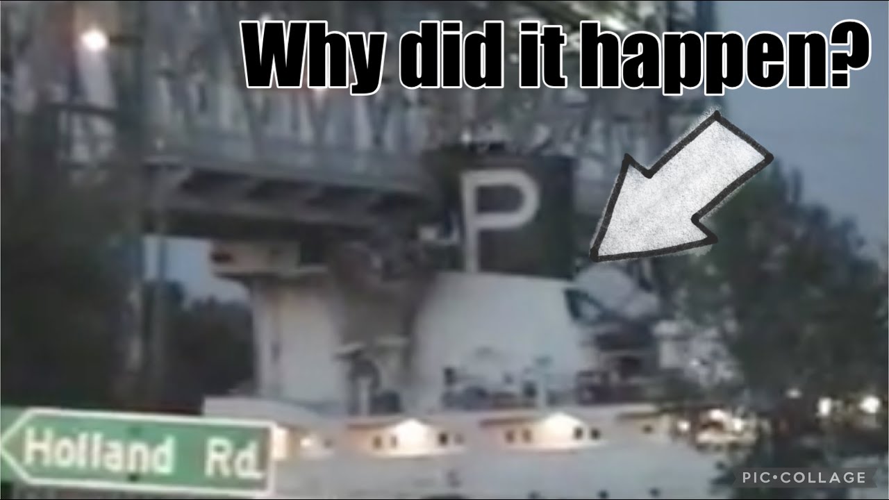 This Ship RAN Into A Bridge!!