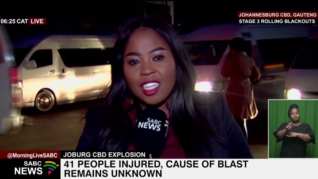 Joburg CBD Explosion I Explosion leaves one dead and 41 injured: Mbalenhle Mthethwa reports