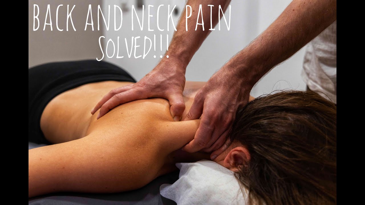 Back and Neck Pain Massage  |  Loud Cracks | Cupping and Gua Sha   |  No talking
