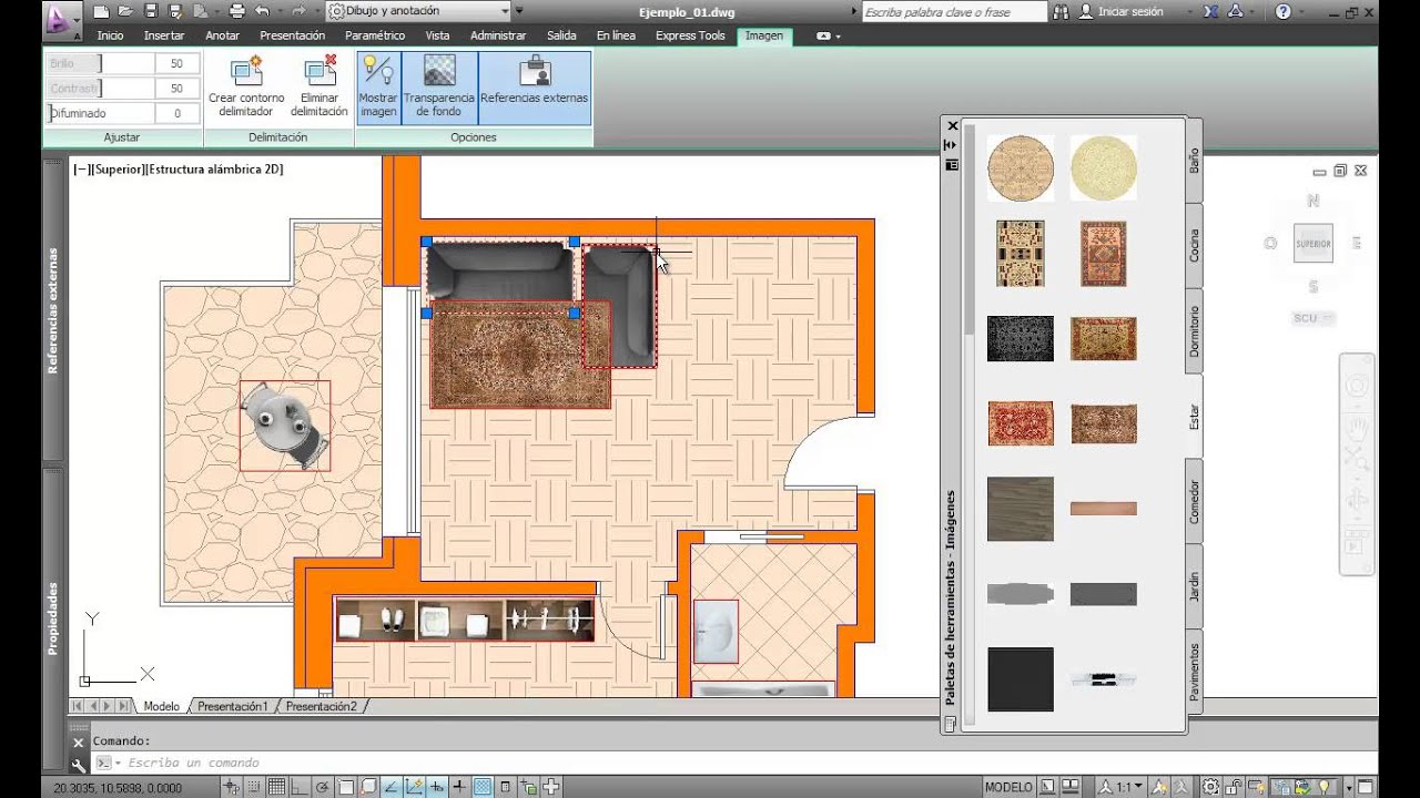 Decorar planos de arquitectura - Decorate architectural drawings
