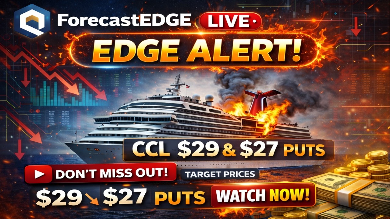 ForecastEDGE Live Broadcast: Ep.17: CCL Breakdown Alert (We Took PUTS)