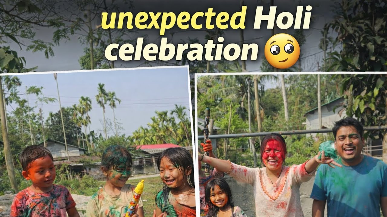 Ek especial holi celebration 🥺 ||  Assam vloger   