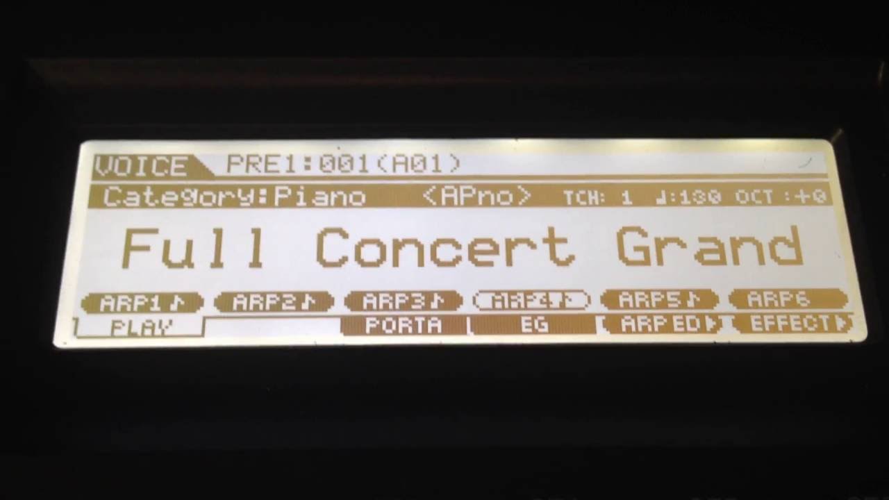 Yamaha MoXF - Usando o MultiCompressor