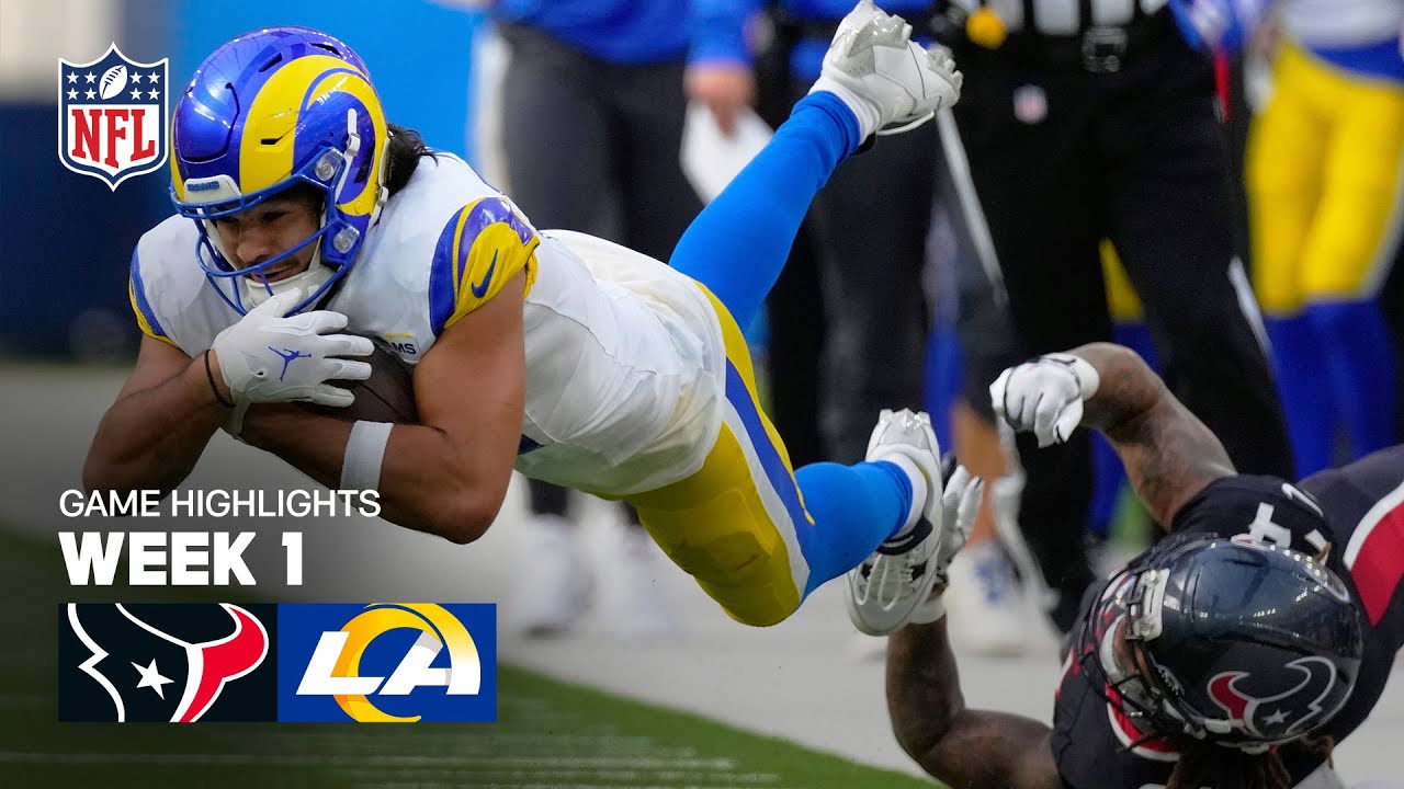 Houston Texans vs. Los Angeles Rams Game Highlights | NFL 2025 Season Week 1