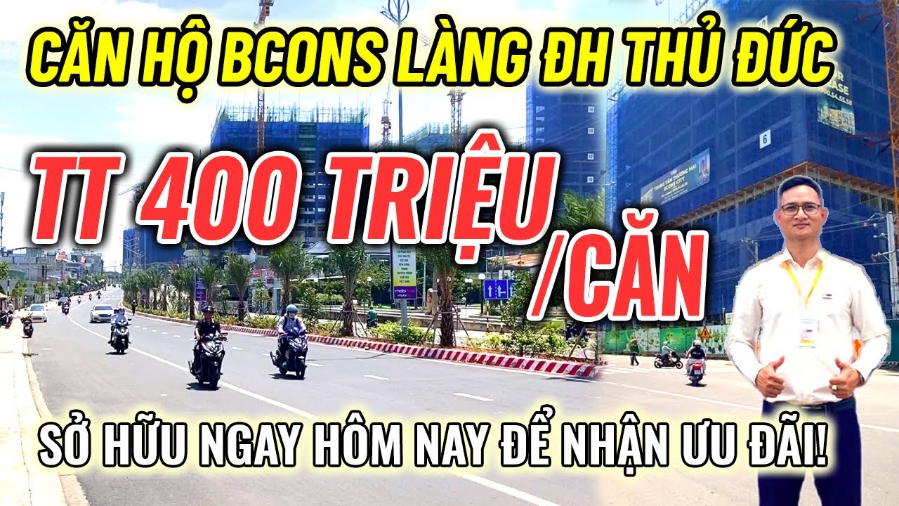 Bcons City Dĩ An| Căn Hộ Chung Cư Giá Rẻ Ngay Làng Đại Học Thủ Đức| Cơ Hội Đầu Tư Sinh Lời
