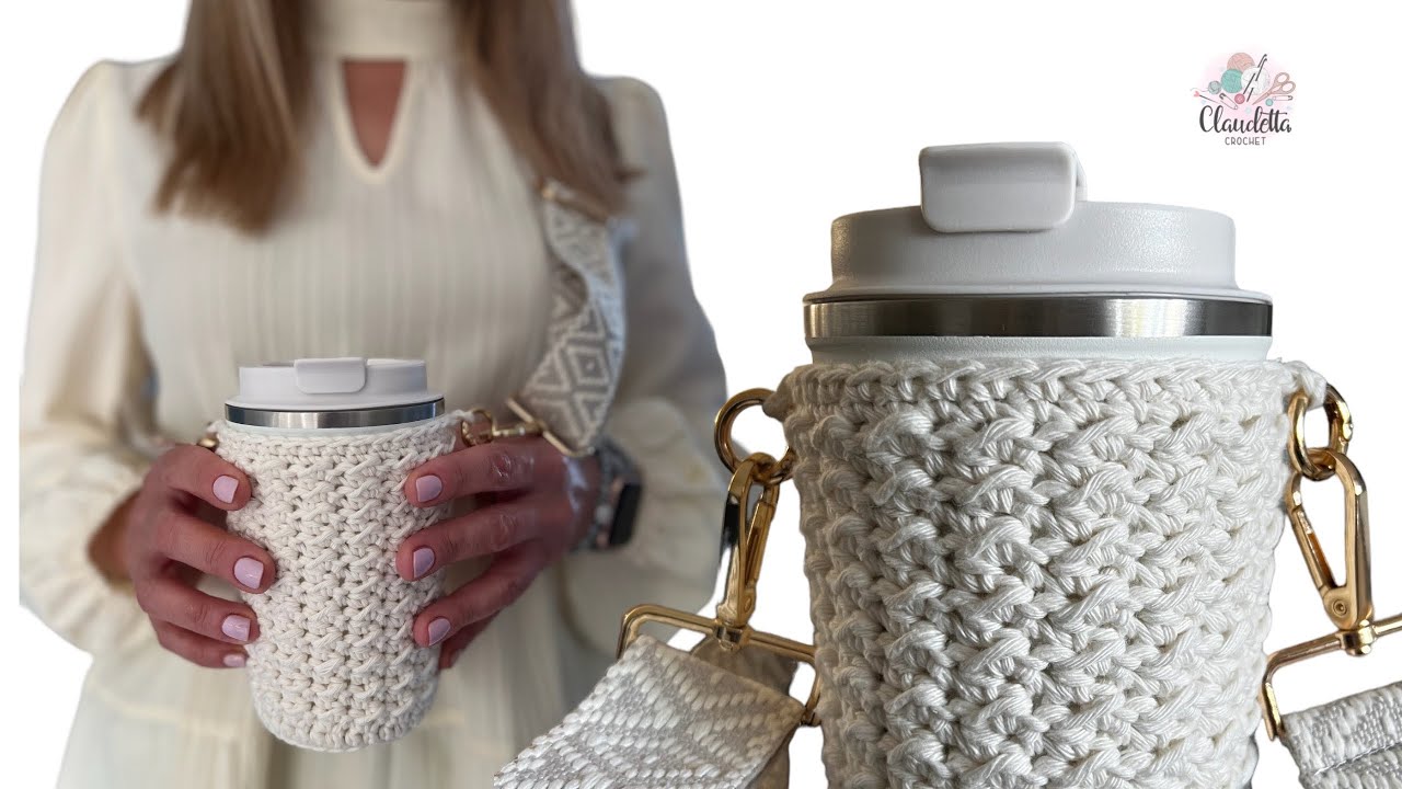 Take Your Coffee Anywhere | Crochet Cupholder To-Go