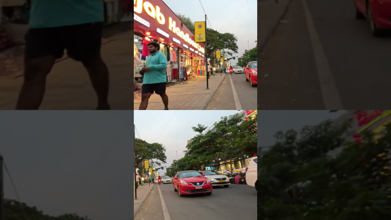 Coimbatore City Walking Tour 💚🛣️ #walkingtour #citytour #coimbatore #4k #roads #roads4k