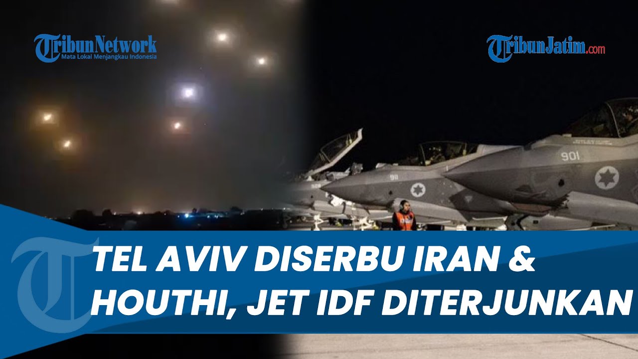 Tel Aviv Diserang Rudal Houthi setelah Serangan Besar Iran! Israel Terjunkan Jet Tempur IDF