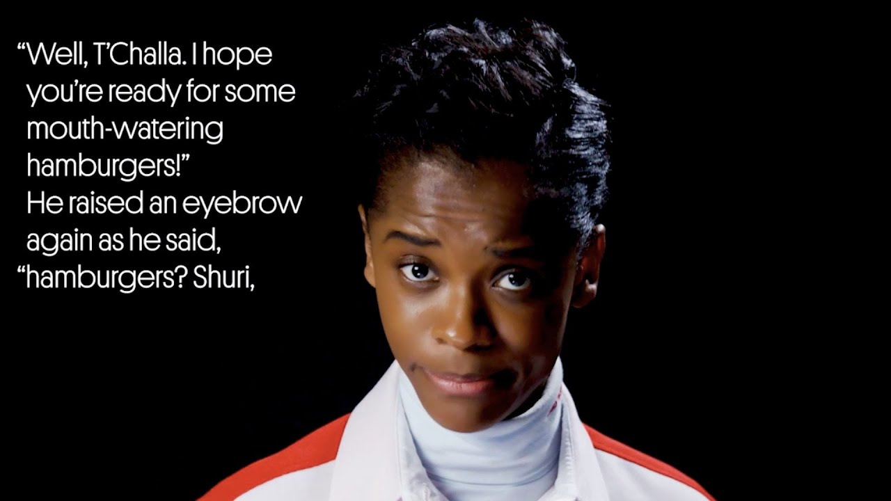 Letitia Wright Reads Black Panther Fan Fiction | W Magazine